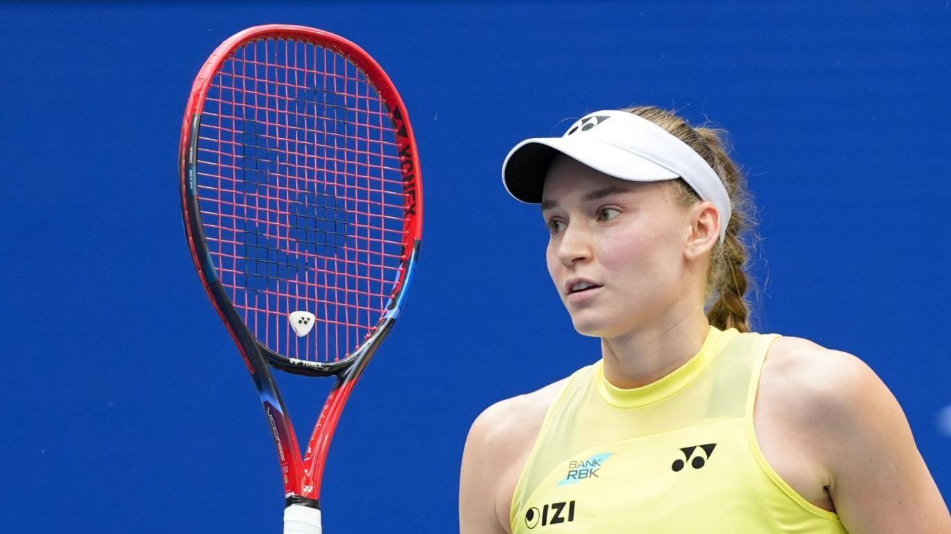 Elena Rybakina celebrates