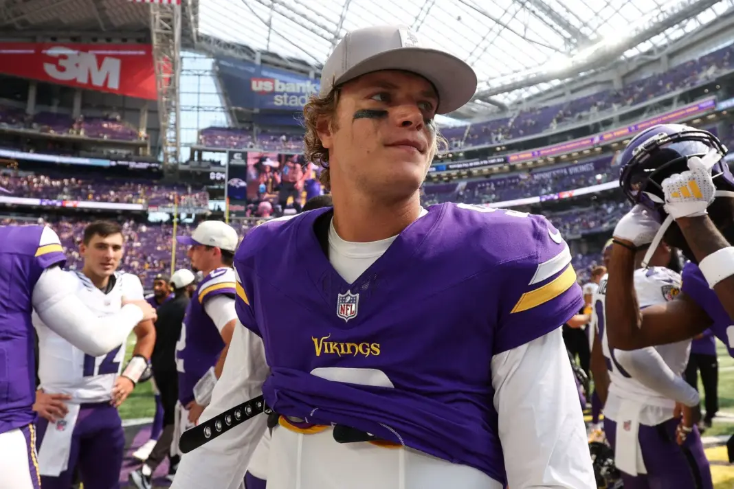 “Unreal fall off” “we know KOC hates JJ”: NFL fans react as J.J. McCarthy gets named Vikings’ QB3 behind Kyler Murray and Carson Wentz “Unreal fall off” “we know KOC hates JJ”: NFL fans react as J.J. McCarthy gets named Vikings’ QB3 behind Kyler Murray and Carson Wentz