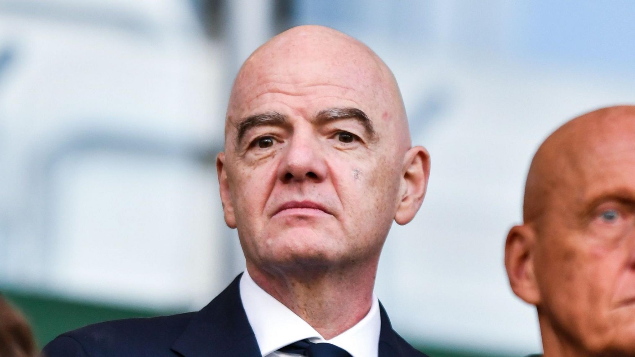 A head and shoulders image of Fifa president  Gianni Infantino