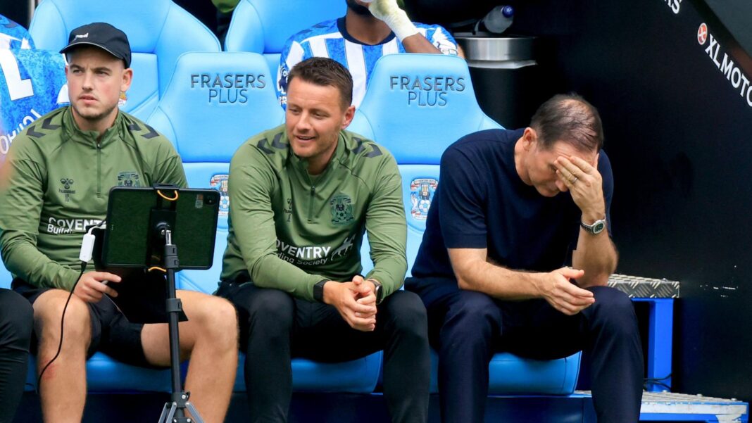 Frank Lampard on Coventry bench