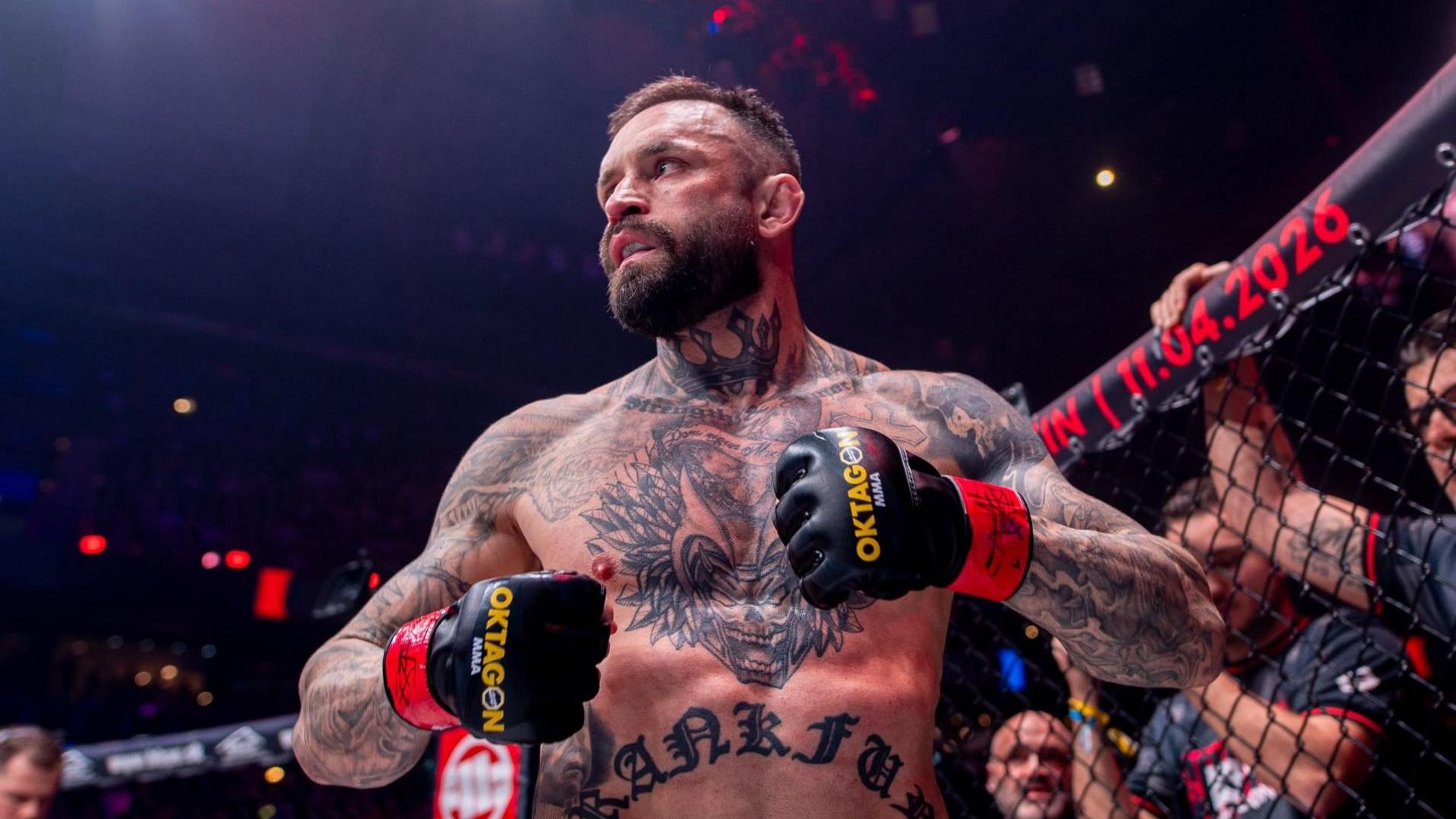 Christian Eckerlin before his fight against Christian Jungwirth in 2024