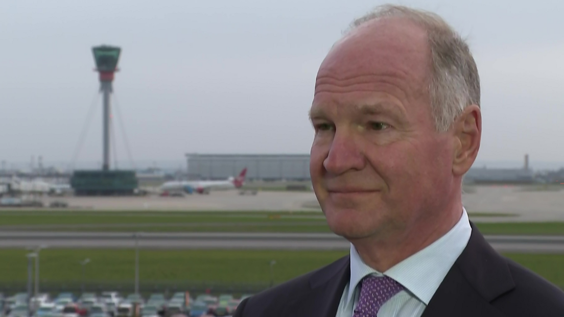 Heathrow's chief executive Thomas Woldbye