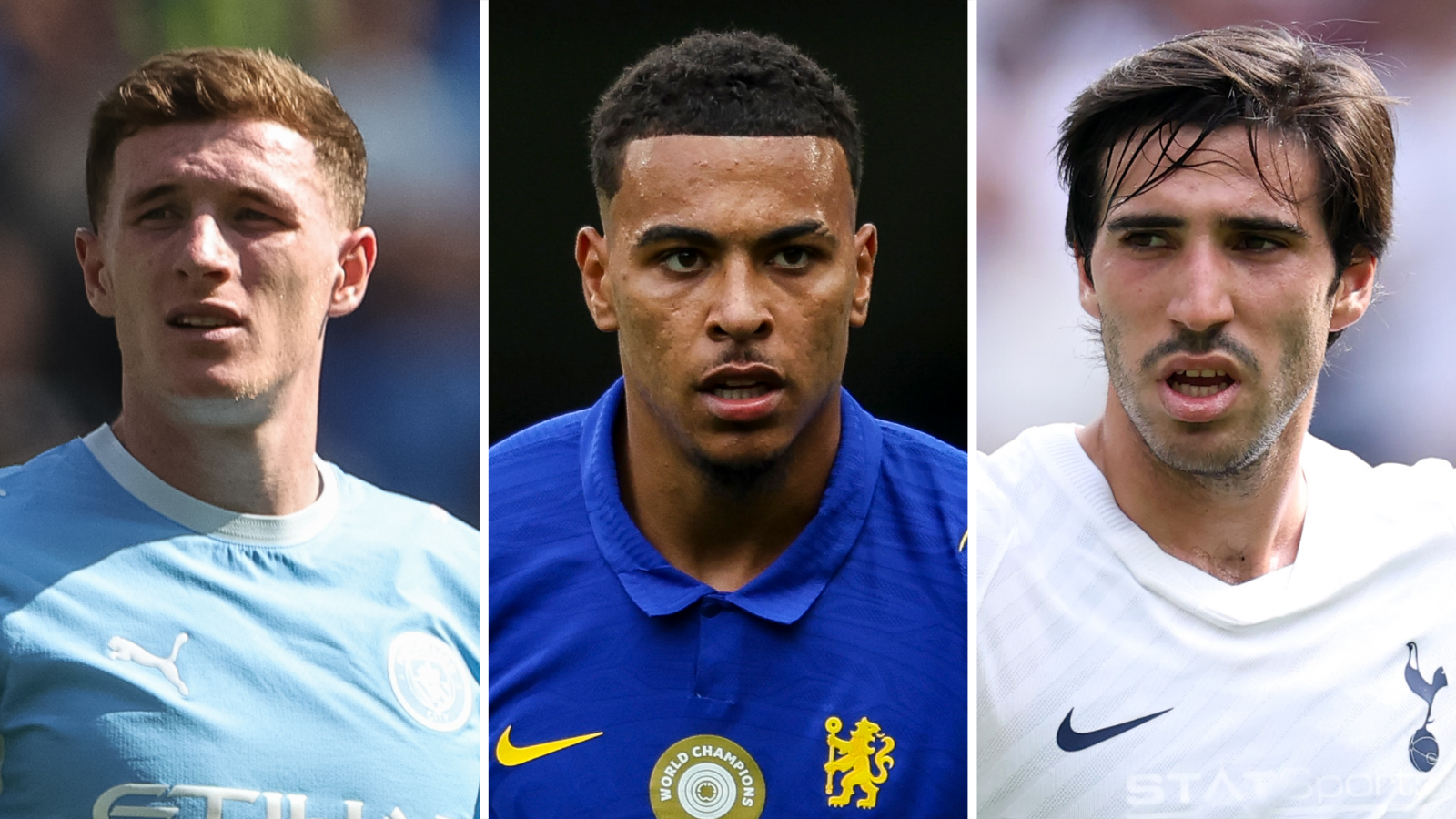 Elliot Anderson, Morgan Rogers and Sandro Tonali