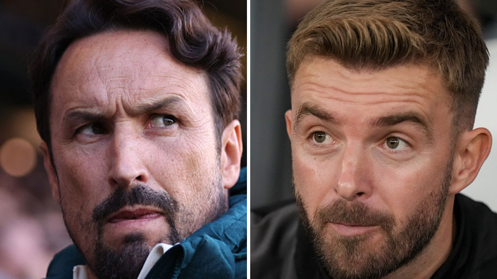 Wolves boss Cesar Peixoto (left) and Albion boss James Morrison