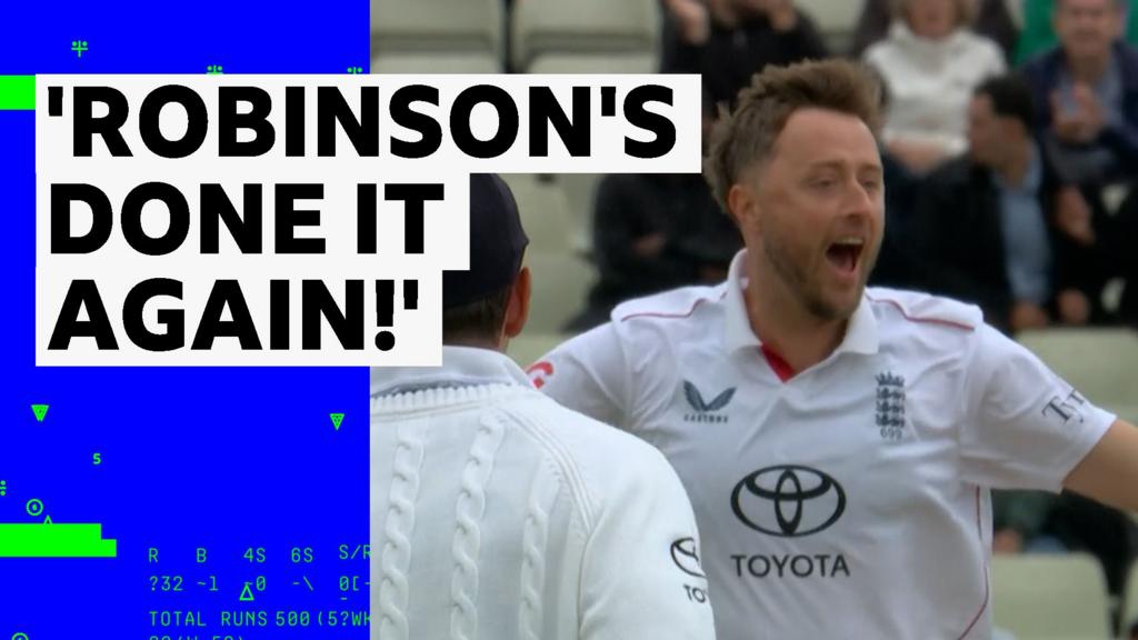 One over, two wickets, no runs – Robinson starts with a bang One over, two wickets, no runs – Robinson starts with a bang