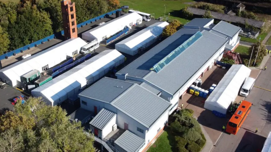 The Manston short term immigration centre near Dover