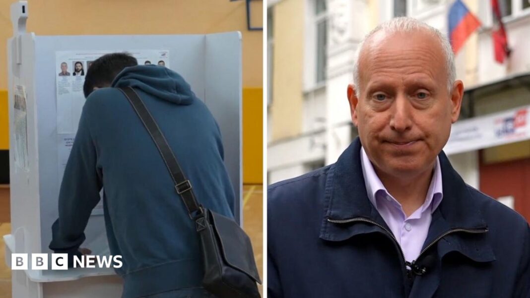 Watch: Voting under way in Russian election tightly controlled by Kremlin image