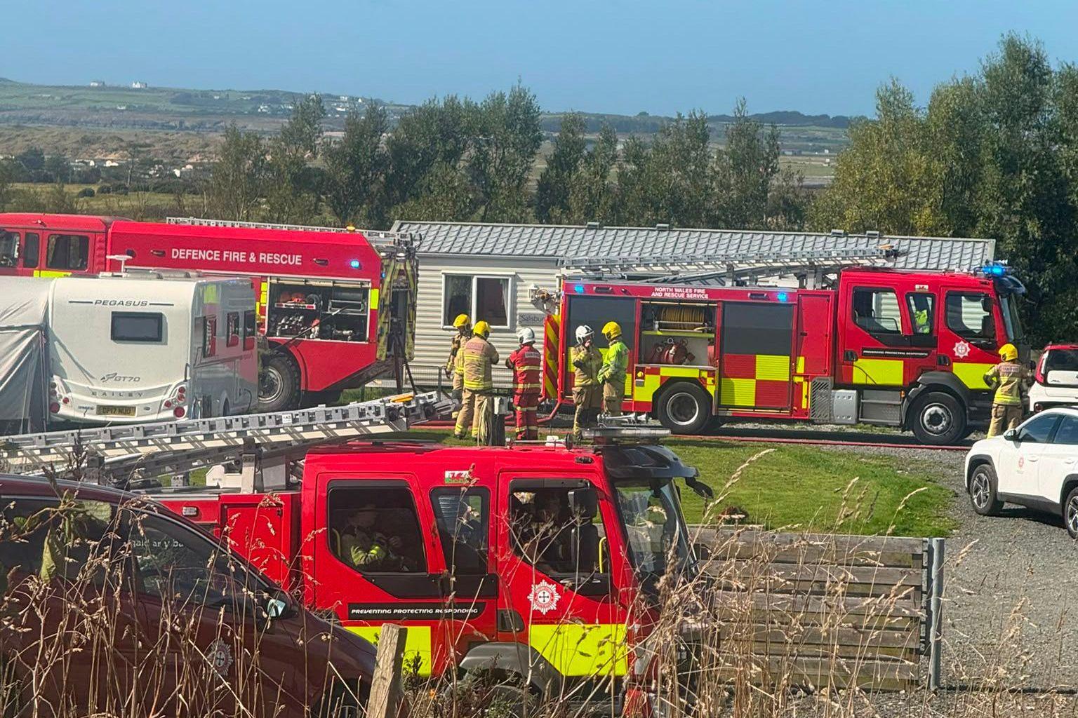 North Wales fire service