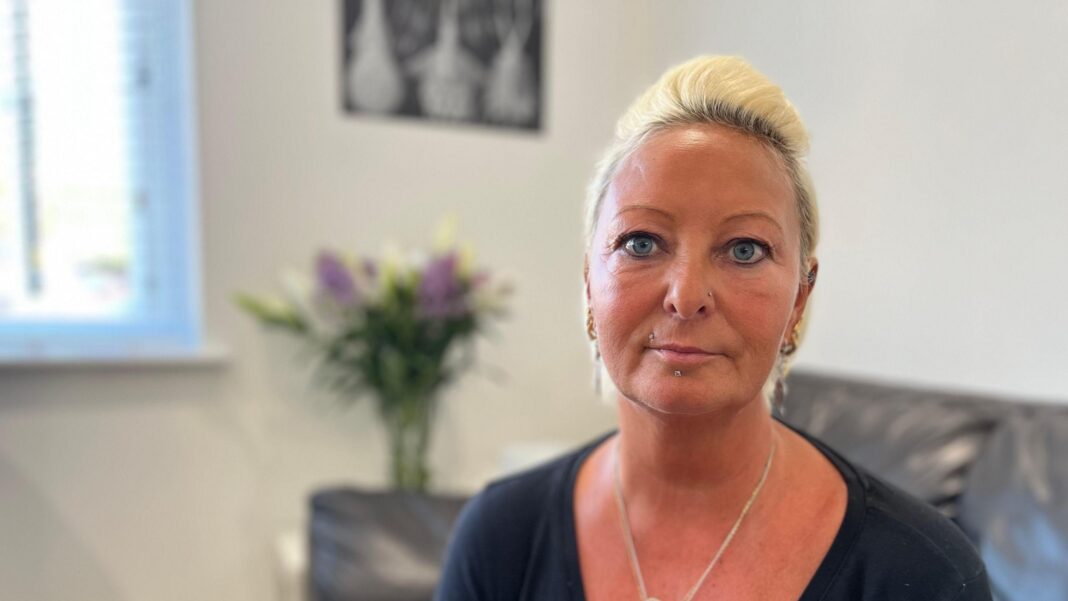 Removal of US Embassy staffer from UK ‘unforgivable’ Charlotte Charles sits on a black sofa. She is wearing a black T-shirt and her blonde hair is up.