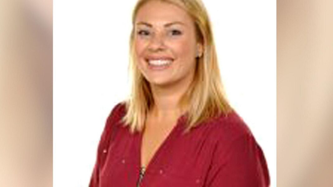 Pupil who stabbed teacher in head given four-year detention order Posed headshot image of vicki williams wearing red blouse and smiling. She has long blonde hair