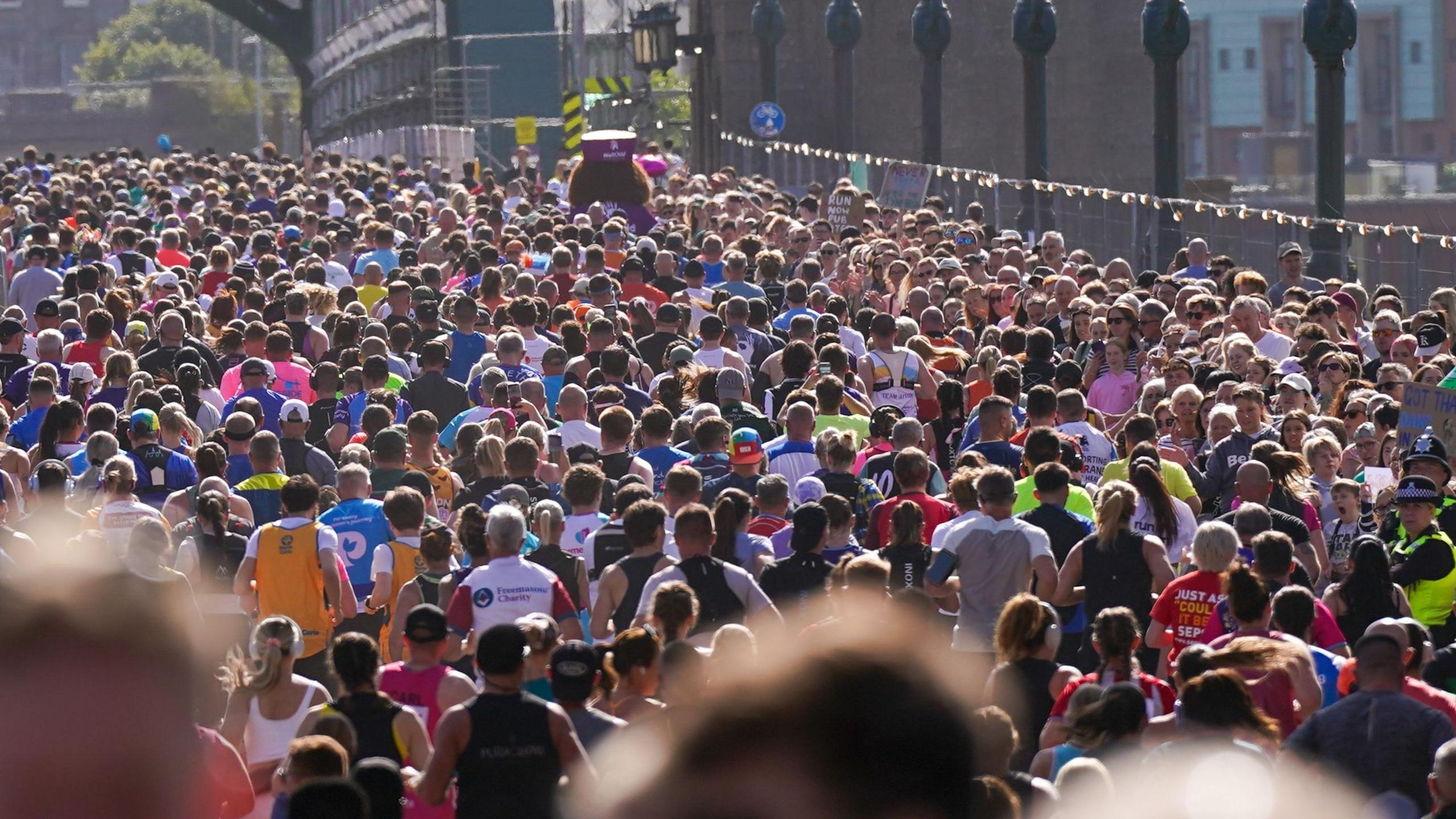Runners in the 2026 Great North Run