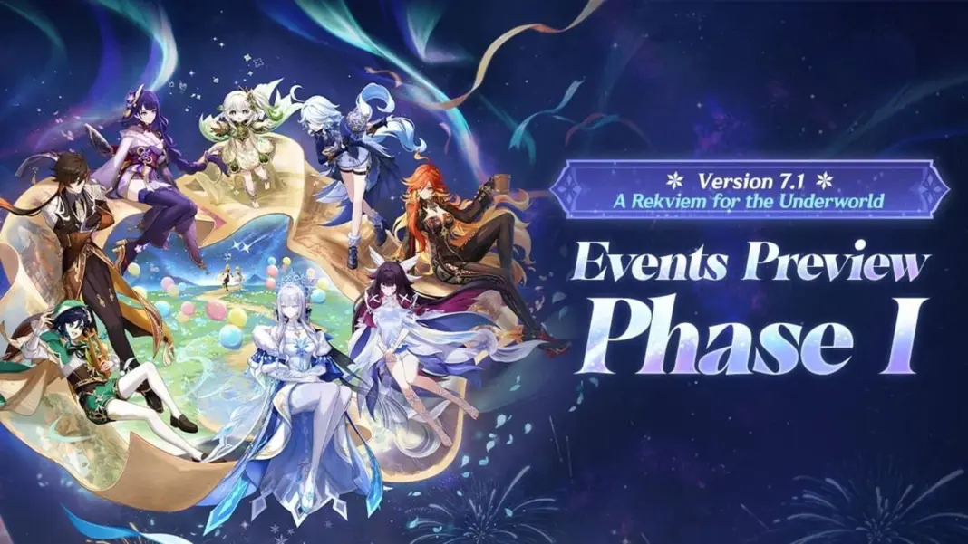 Genshin Impact 7.1 phase one banners and events Genshin Impact 7.1 phase one banners and events