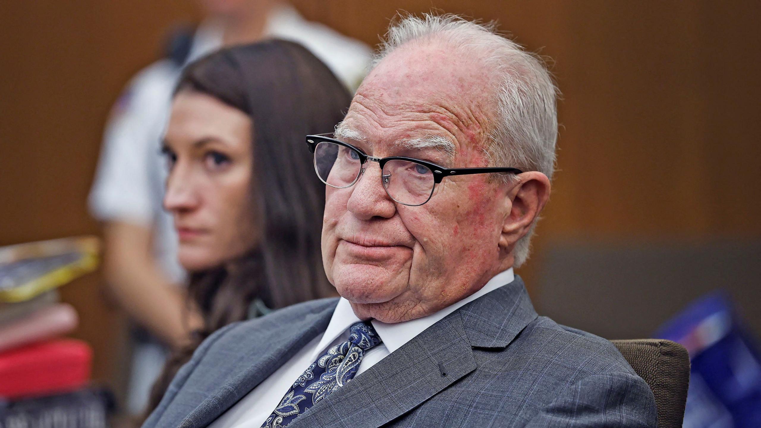 Lindsay Clancy's lawyer sits in court during trial in Plymouth, Massachusetts