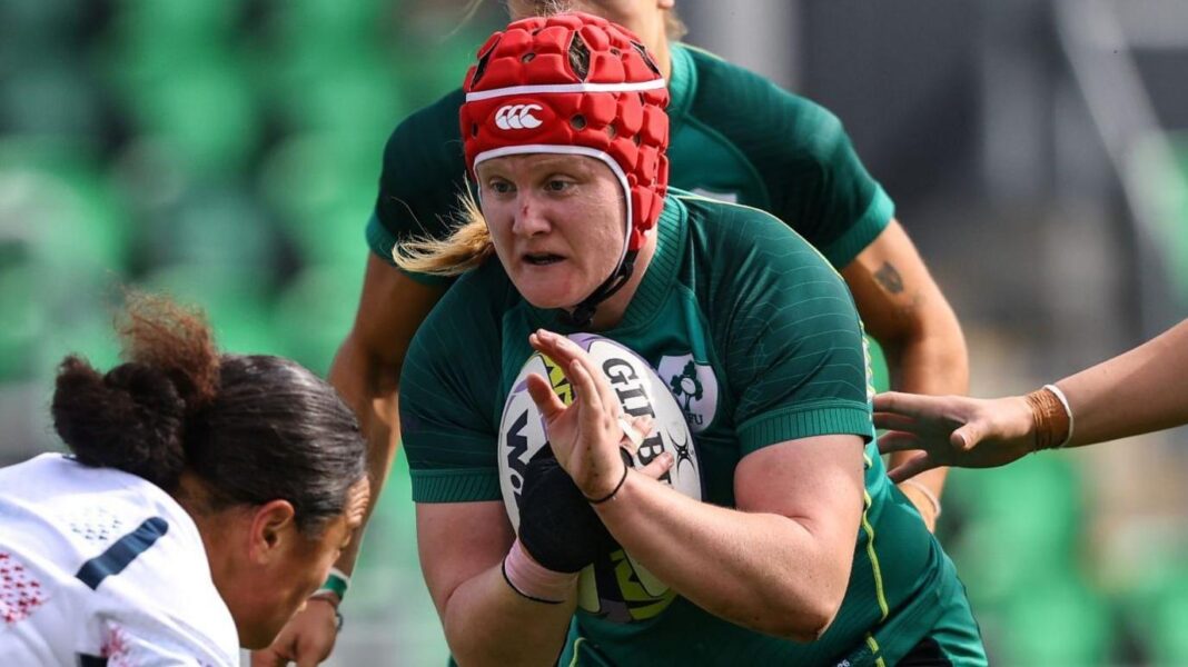Ireland back row Aoife Wafer