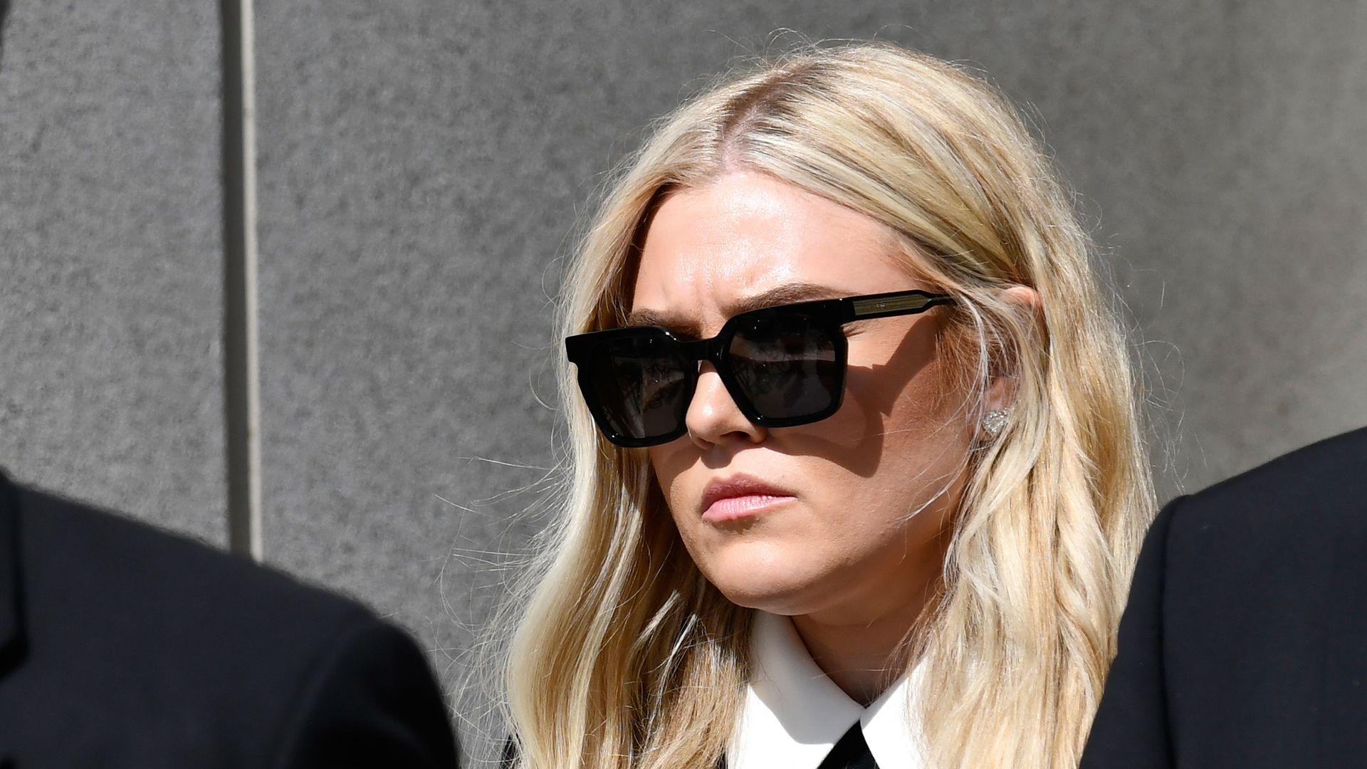 Erika Kirk leaves the Fourth District Courthouse, Monday, July 6, 2026, in Provo, Utah, after a hearing for Tyler Robinson, accused in the fatal shooting of Charlie Kirk