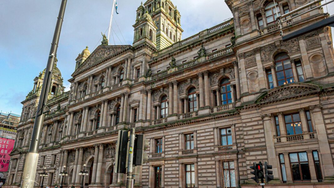 Glasgow City Council to fire and rehire over 23,000 employees The city chambers building for Glasgow City Council