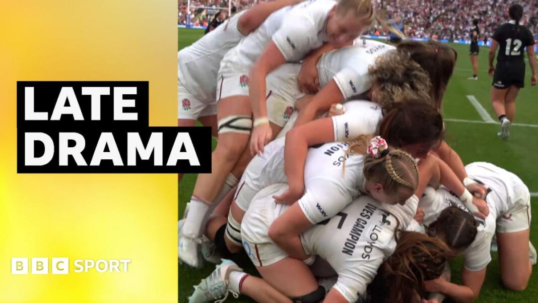 Late try seals dramatic win for England over New Zealand Late try seals dramatic win for England over New Zealand