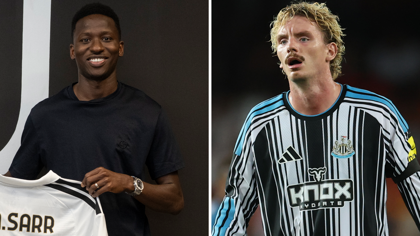 Juventus new signing Pape Matar Sarr has been joined by Nick Woltemade