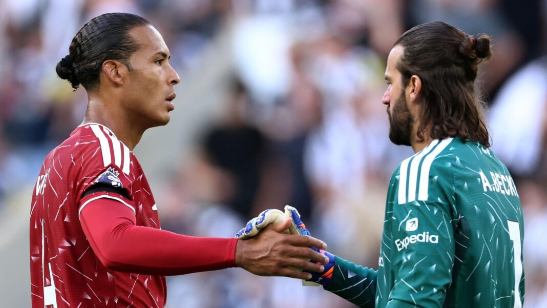 Virgil van Dijk and Alisson