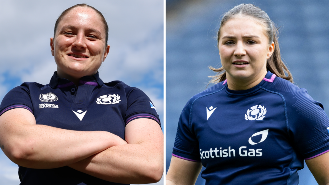 Scotland's Rachel McLachlan and Evie Wills