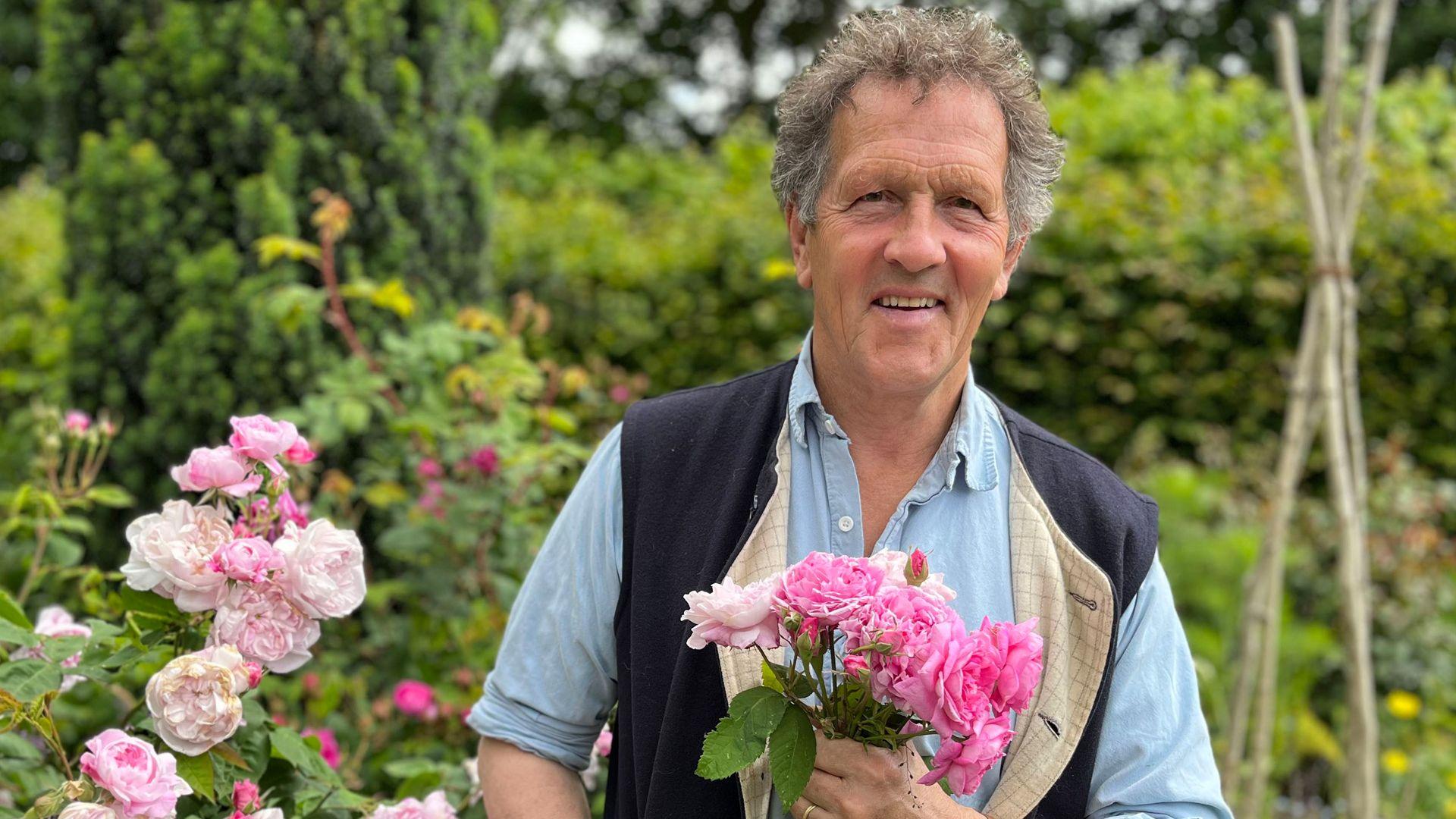 Monty Don pictured on Gardeners' World in 2024