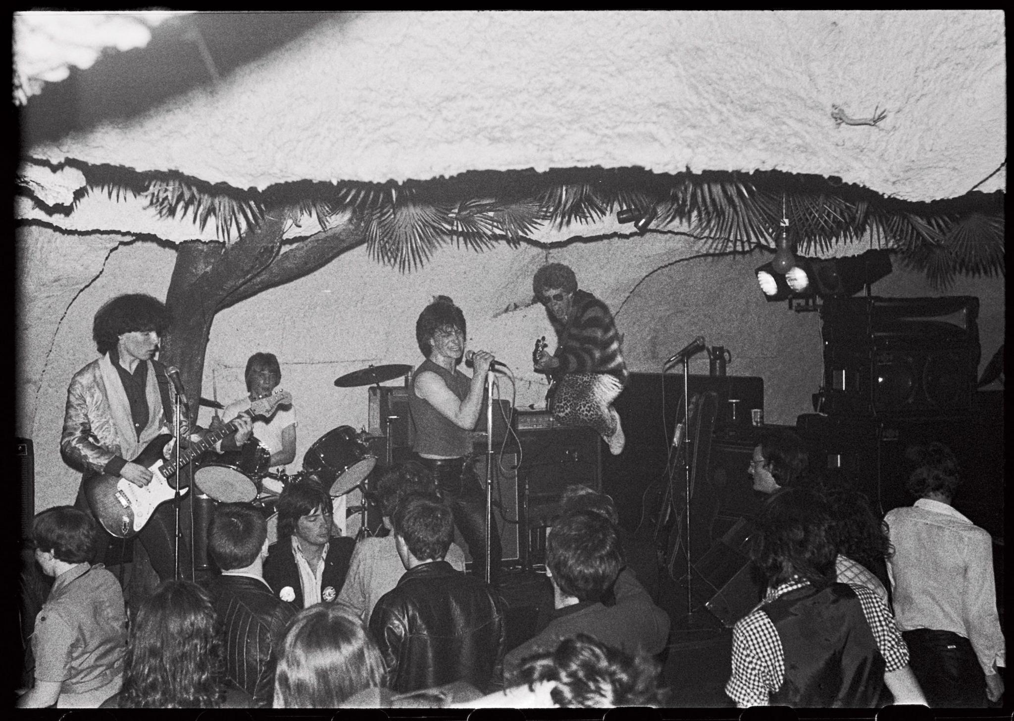 U2 perform at McGonagles club in Dublin in 1978
