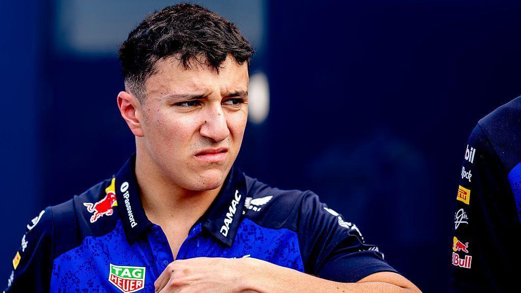 Isack Hadjar at the Hungarian Grand Prix in Budapest in July