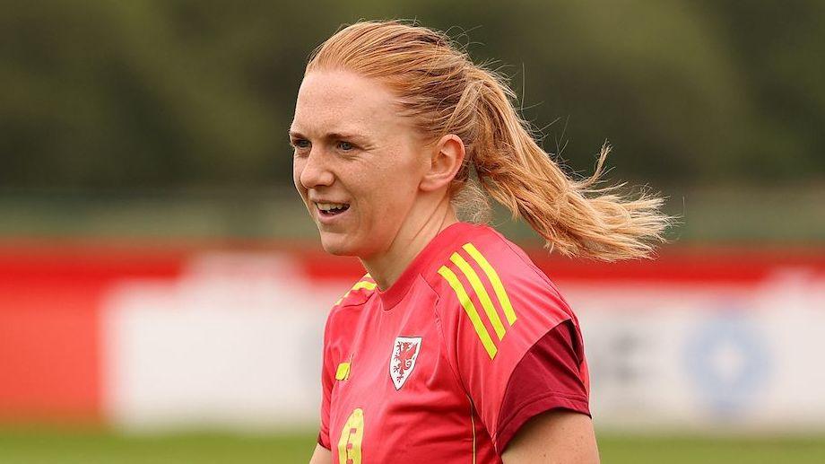 Ceri Holland in Wales training in June