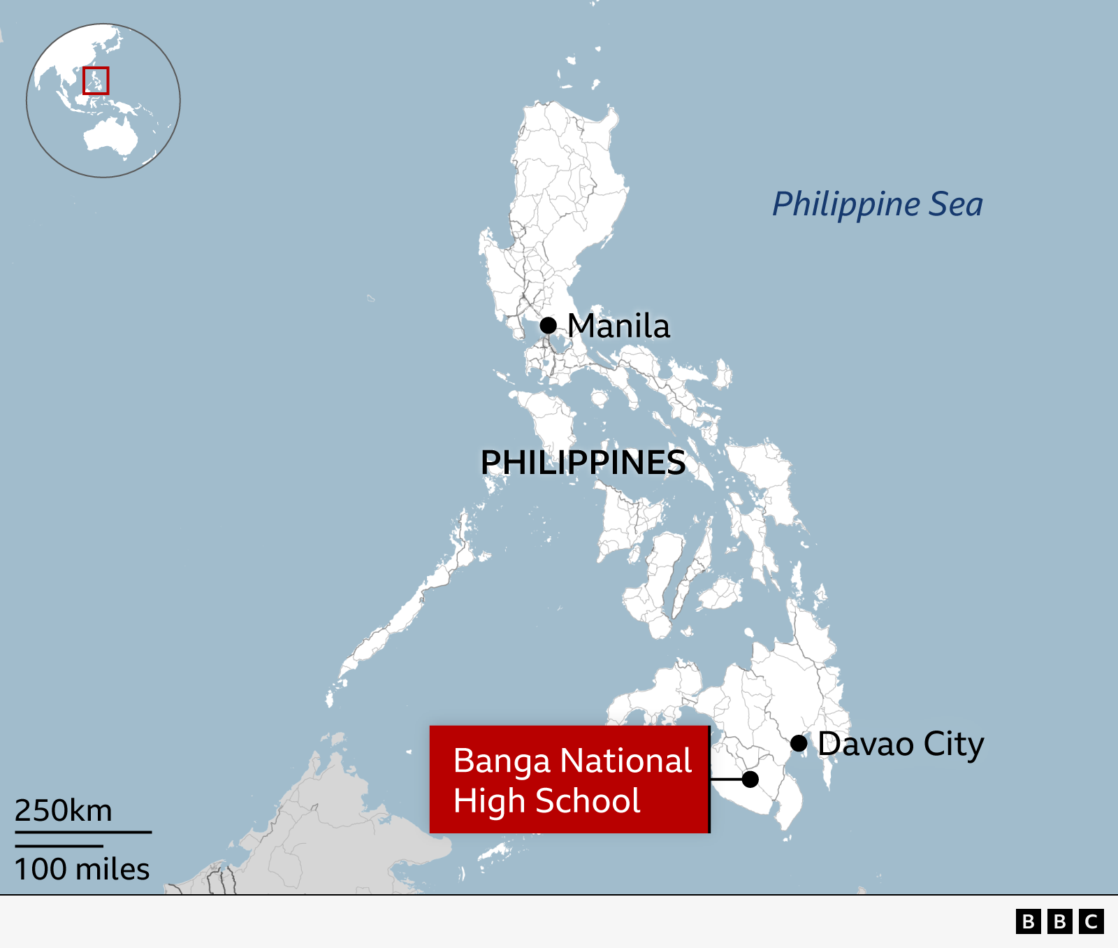 Map of Banga National High School