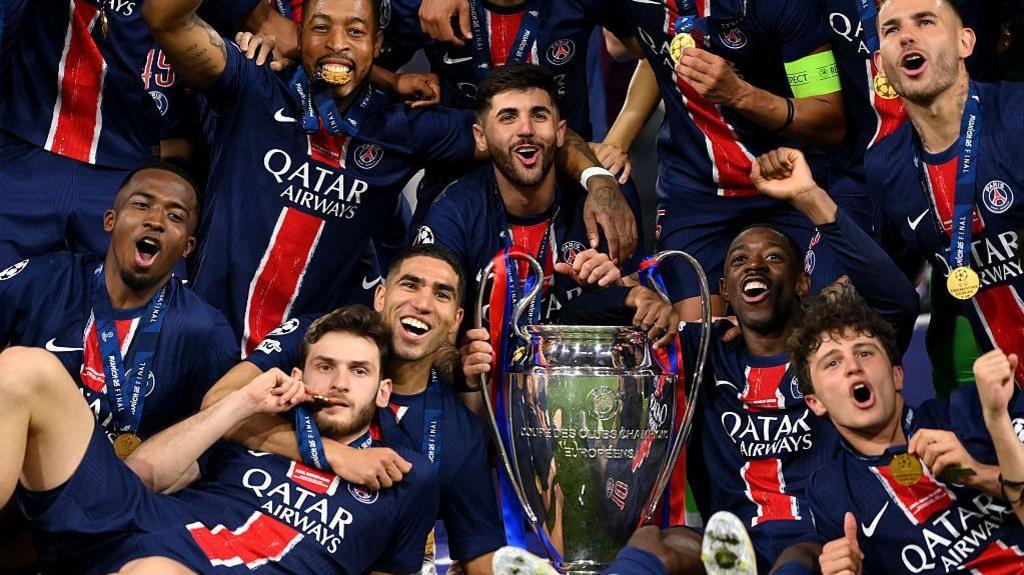 PSG celebrate