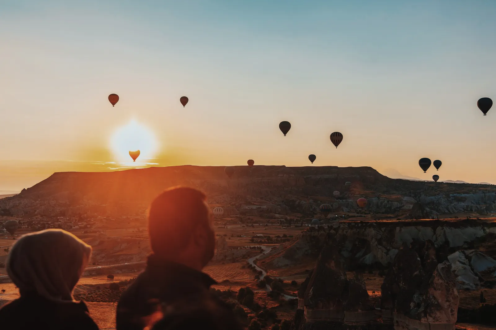 Image may contain Balloon Adult Person Face Head Nature Outdoors and Sky