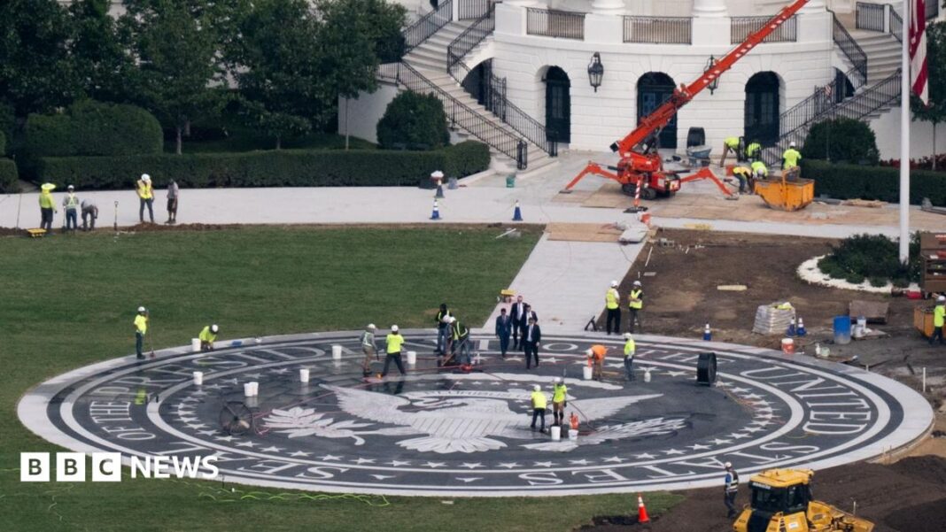 Another White House renovation? A look at Trump’s new helipad image