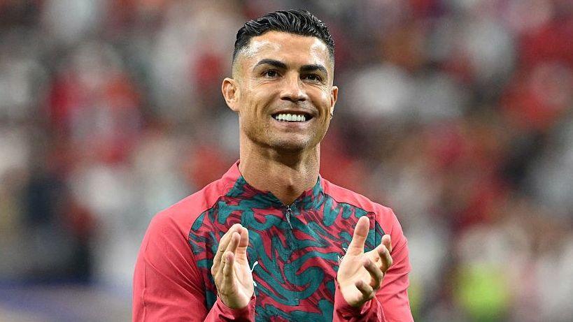 Portugal's Cristiano Ronaldo applauds