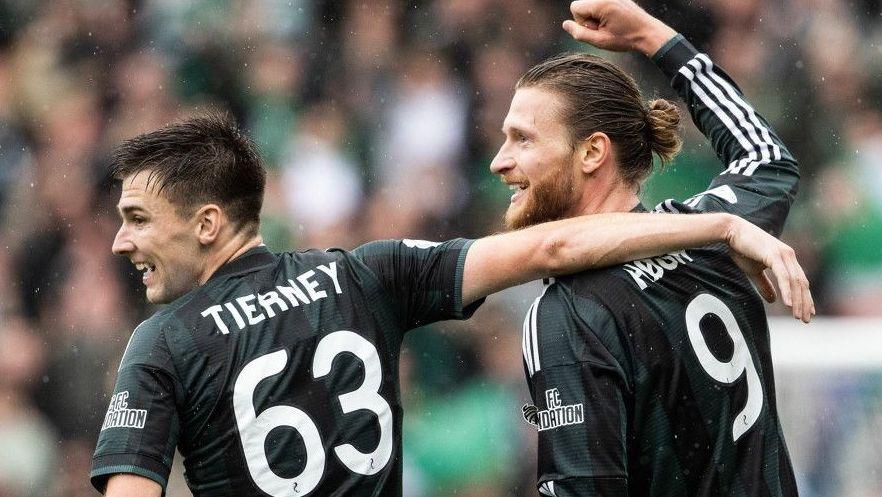 Hogh and Tierney close to returns for Celtic Kieran Tierney and Kasper Hogh could return for Celtic at St Johnstone on Wednesday