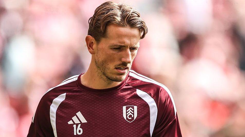 Fulham's Sander Berge before the Premier League match against Sunderland