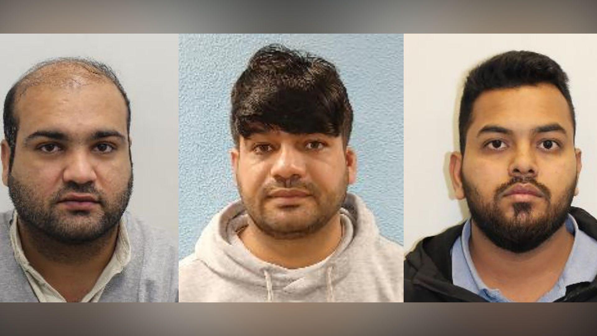 From left: Amir Muhammad Khadikhel, Ismat Miakhel and Mansoor Mohammed