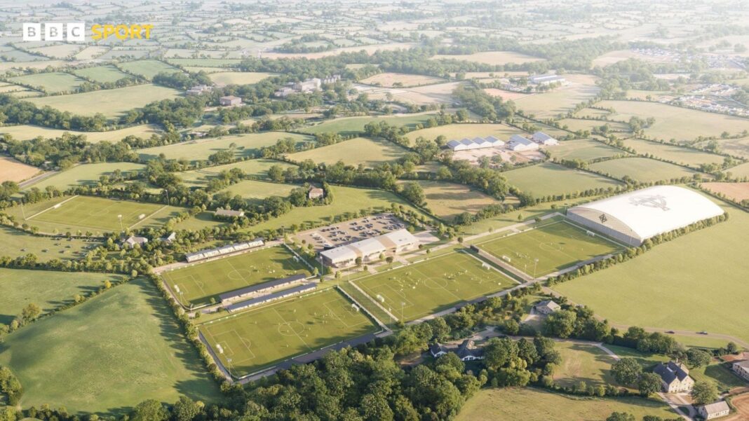 A concept image of the proposed site at Galgorm