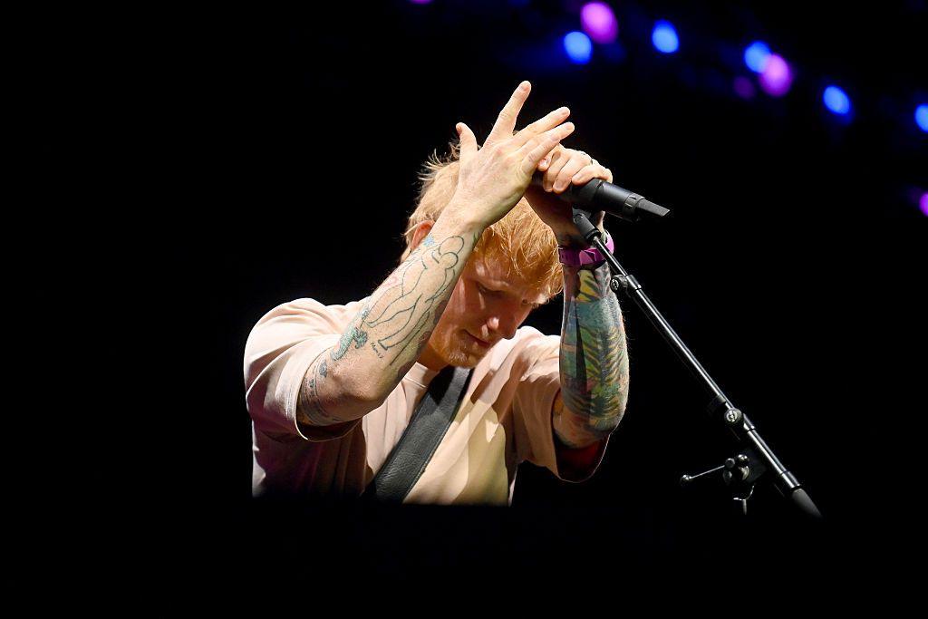 Ed Sheeran performs in Boston, Massachusetts, in December 2025