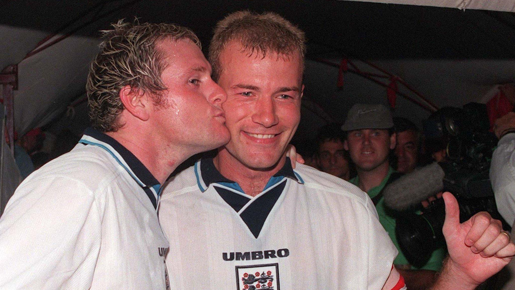 Paul Gascoigne and Alan Shearer