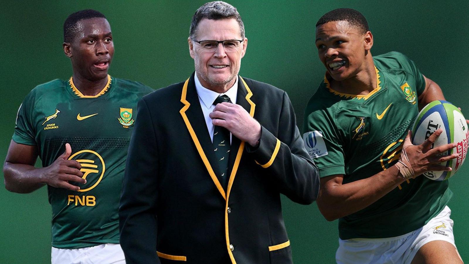 L-R: Vusi Moyo, Rassie Erasmus and Jaco Williams