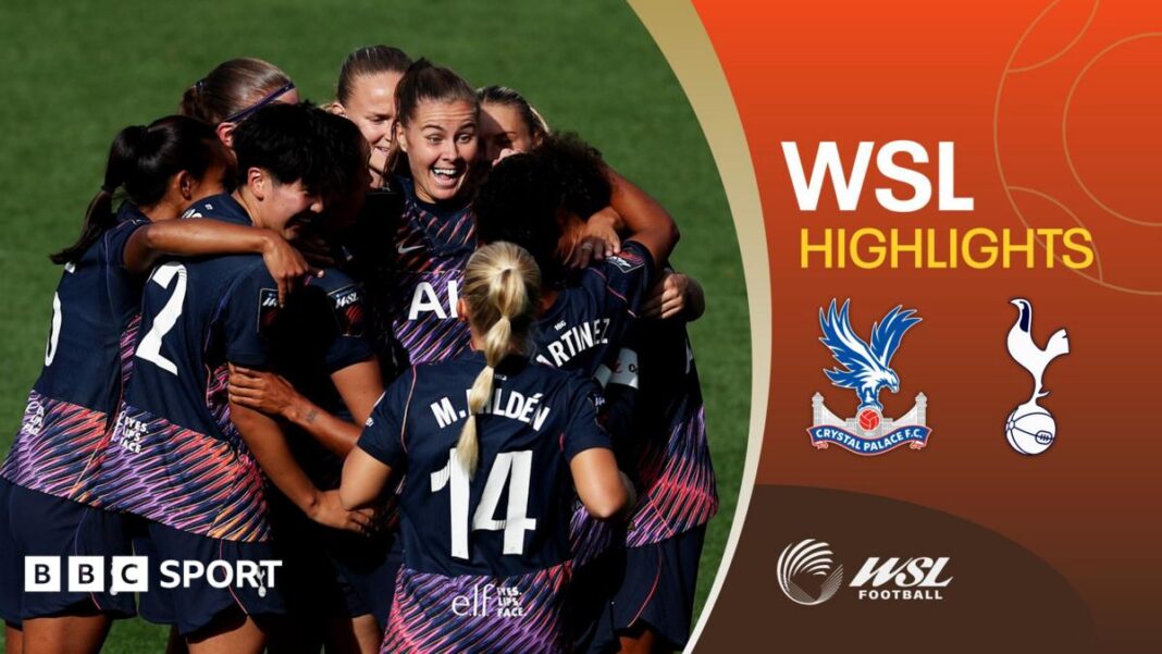 Holdt scores hat-trick as Spurs thrash 10-player Palace image