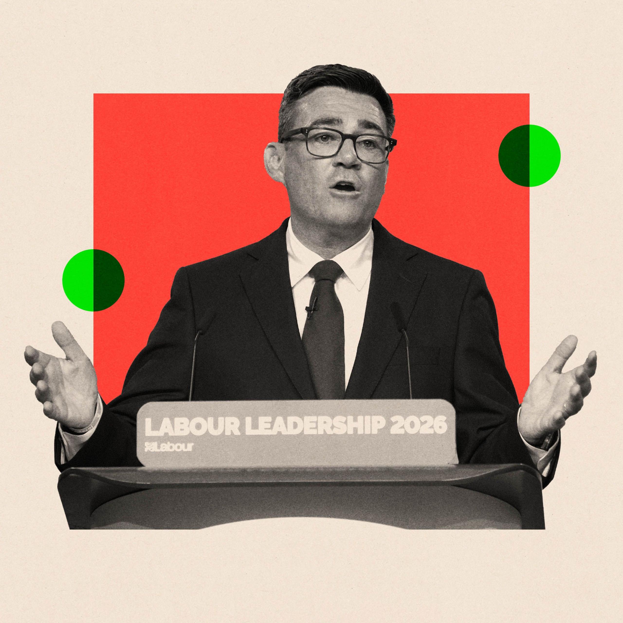 A treated image of Andy Burnham