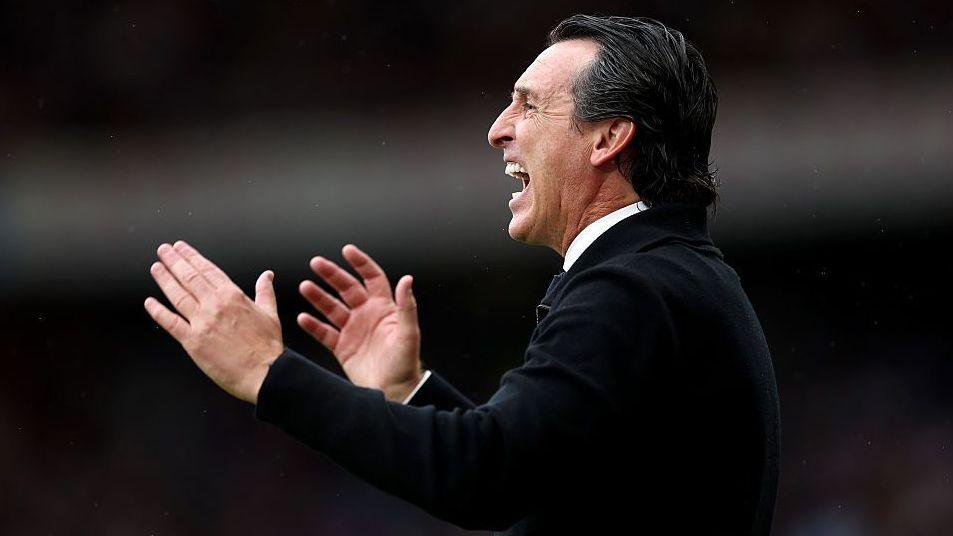 Aston Villa manager Unai Emery