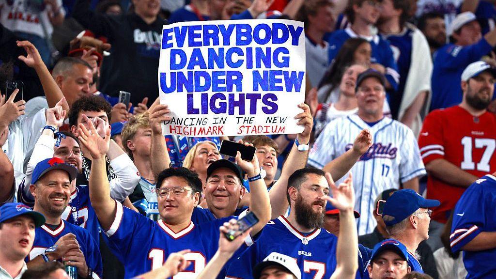 Fans at the stadium on Thursday night