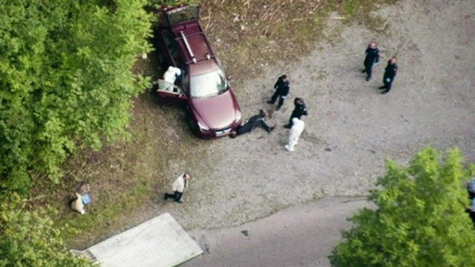 Crime scene at Annecy