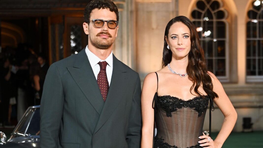 ‘I’d be the last to know’: Stars of The Gentlemen react to Meghan reports LONDON, ENGLAND - SEPTEMBER 02: Theo James and Kaya Scodelario attend the World Premiere of "The Gentlemen" Season Two at Guildhall on September 2, 2026 in London, England. (Photo by Dave Benett/WireImage)