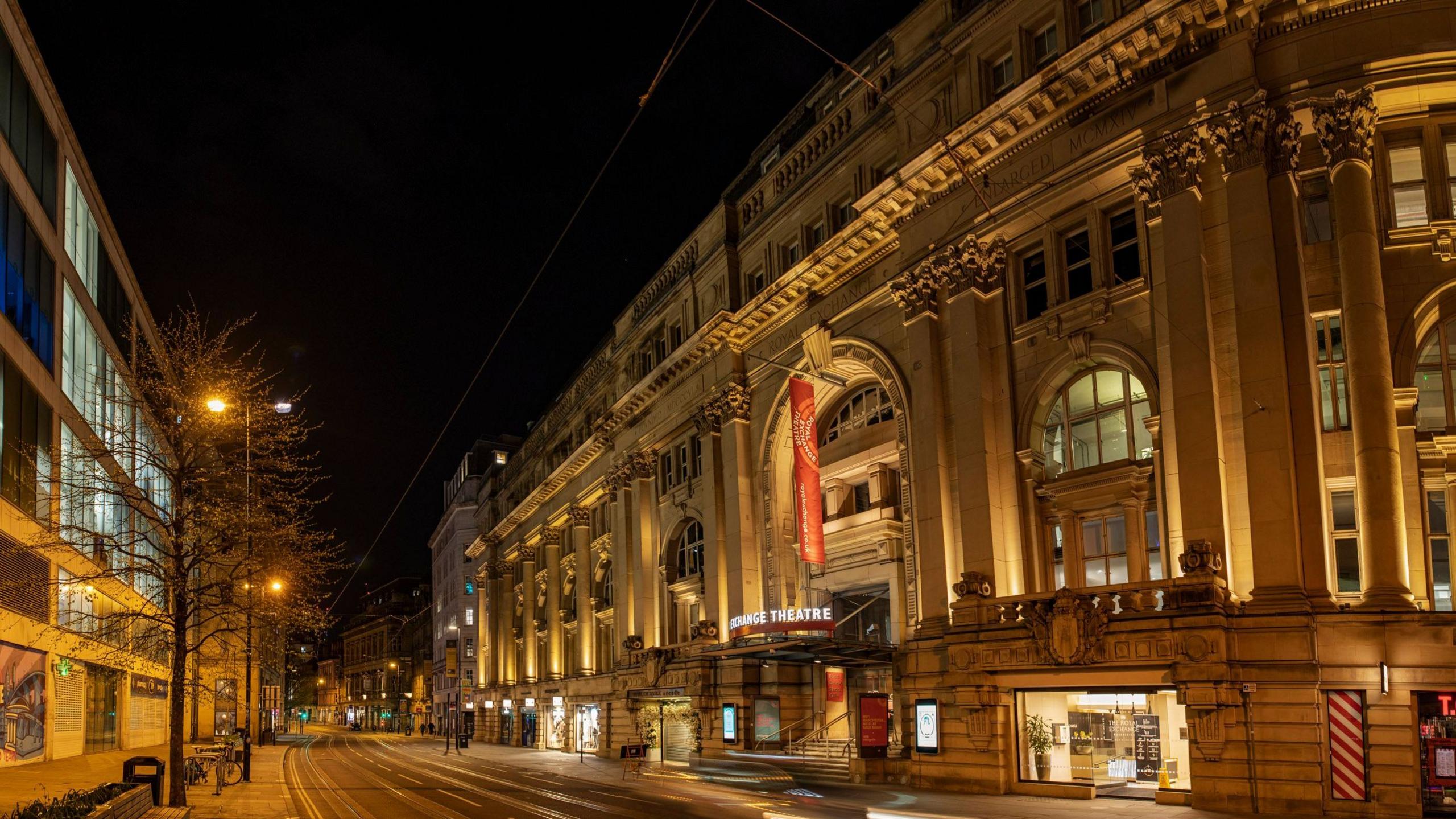 The Royal Exchange Theatre in Manchester is housed inside a grand, Grade II-listed Edwardian cotton exchange building.