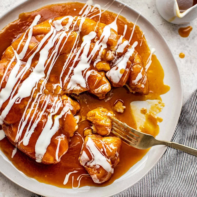 Caramel monkey bread.