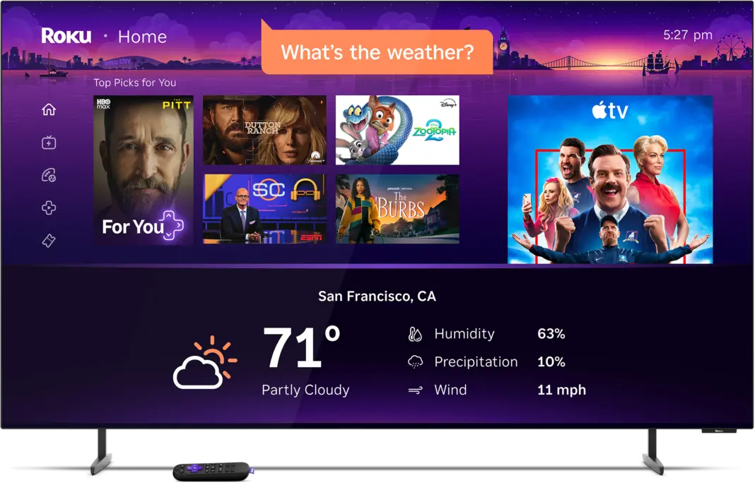 Roku weather voice search high res
