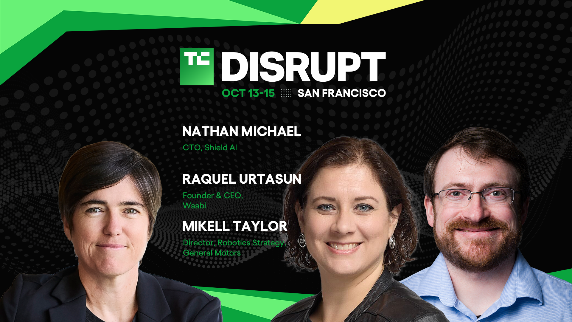 TechCrunch Disrupt 2026 Waabi, General Motors, Shield AI